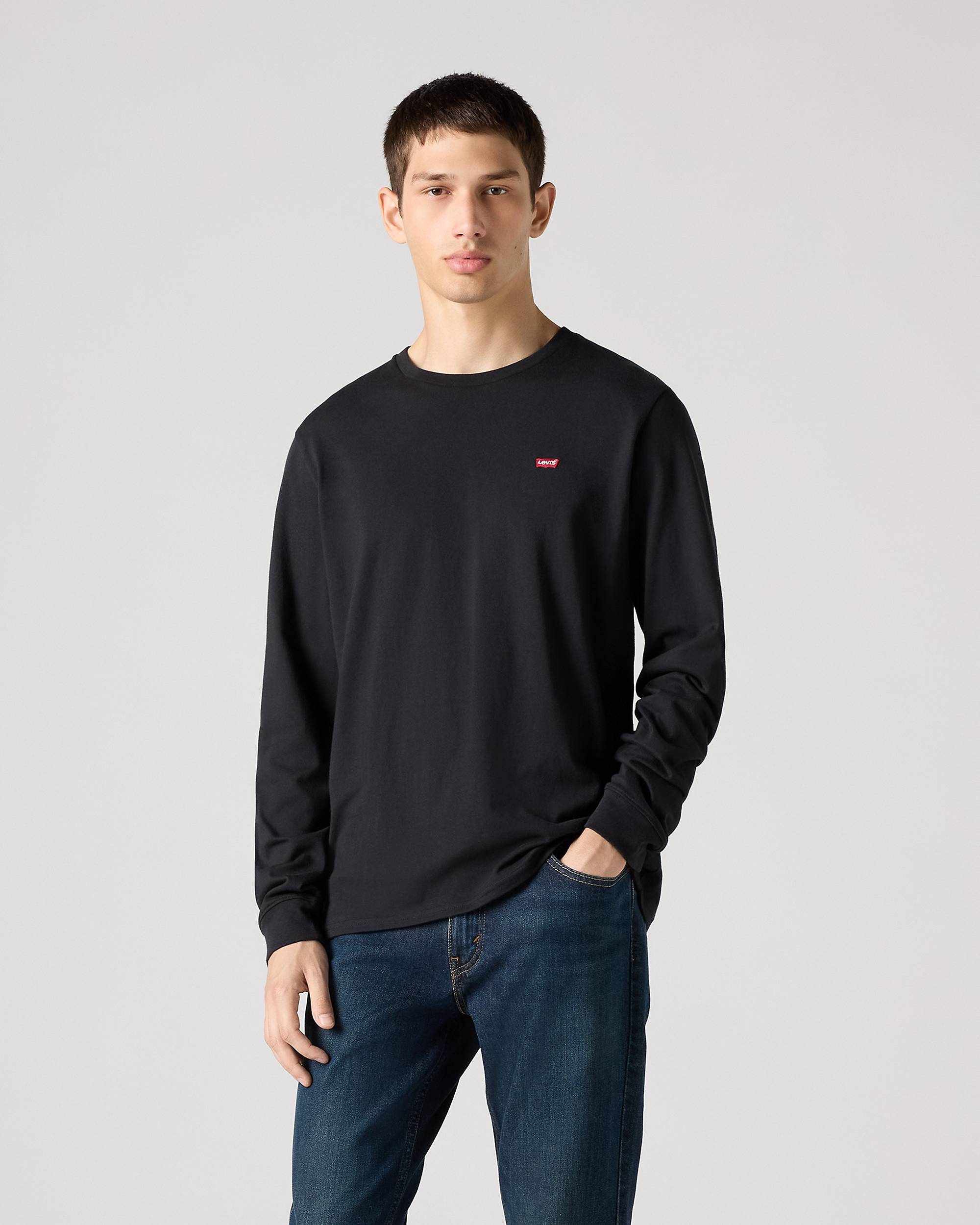 Лонгслив Levi's, размер M, , черный — фото 1
