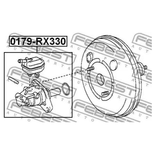 FEBEST 0179RX330 цилиндр тормозной главный