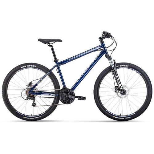 фото Велосипед forward sporting 27,5 3.0 disc 2021 рост 19" темно- синий/серый