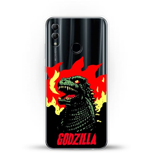 фото Силиконовый чехол годзила на honor 10 lite andy & paul