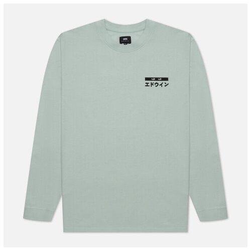 фото Мужской лонгслив edwin hanadorobo i голубой , размер xs