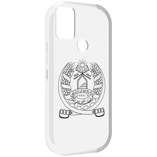 Чехол MyPads герб-афганистан для UMIDIGI A9 задняя-панель-накладка-бампер