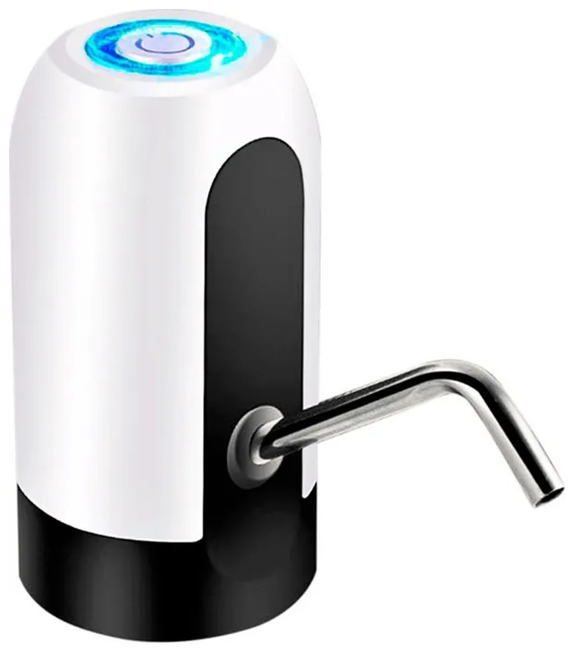 Электрическая помпа для бутилированной воды / Помпа для воды / Диспенсер для воды помпа электрическая белый