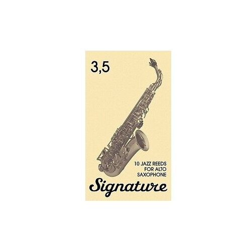 Signature Трости для саксофона альт № 3,5 (10шт), FedotovReeds FR19SA06