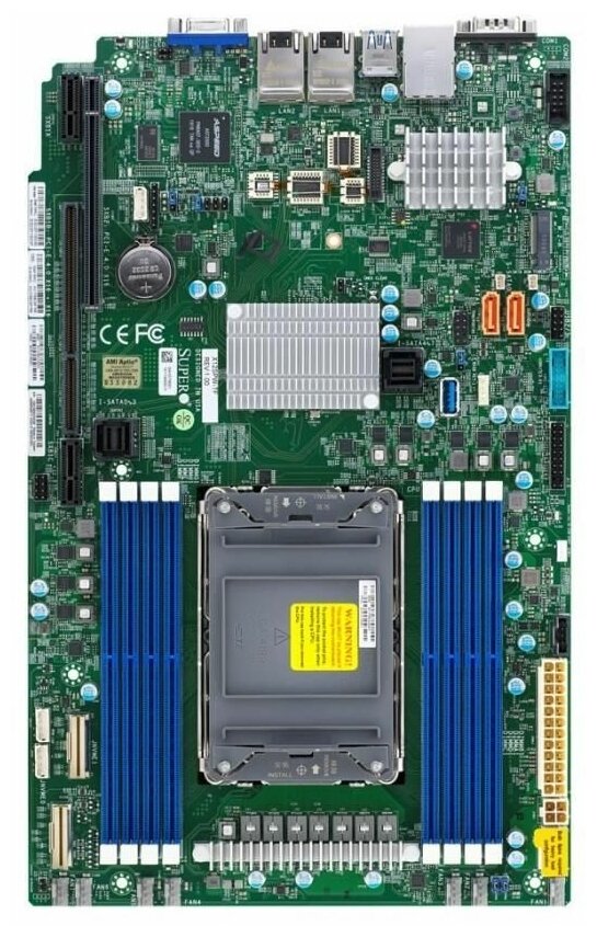 Материнская плата SuperMicro MBD-X12SPW-TF-B Cooper Lake/Ice Lake (LGA-4189) SKT-P+ + C621A, 8x DDR4