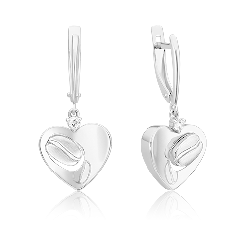 PLATINA jewelry Серьги из белого золота c топазами 02-4918-01-201-1120