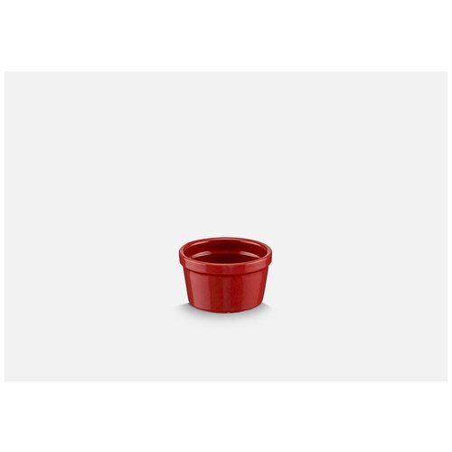 Горшочек для запекания, форма для запекания, Рамекин REGAS 8 см, керамика, красный, Испания
