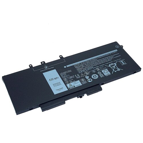 Аккумуляторная батарея для ноутбука Dell Latitude 15 3520 E5480 5480 (DV9NT) 7.6V 68Wh 8500mAh аккумулятор gjknx для dell precision 15 3520 latitude 5480 5490