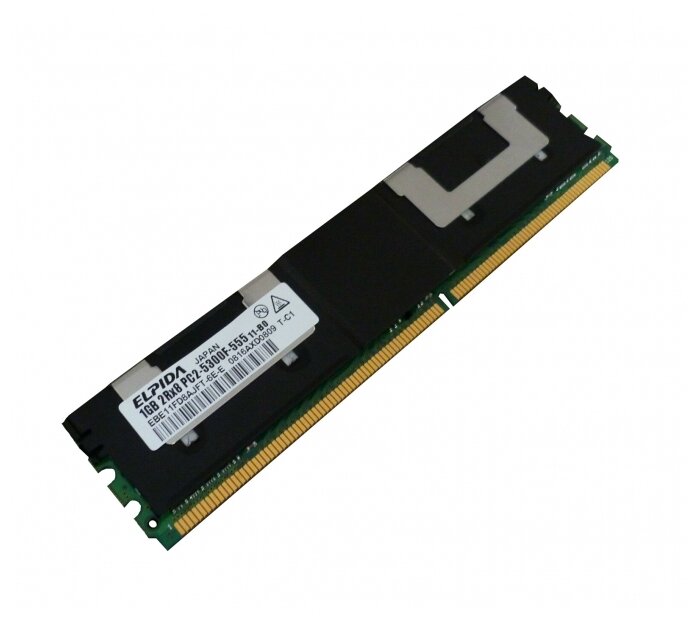 Оперативная память Elpida 1 ГБ DDR2 667 МГц DIMM CL5 EBE11FD8AJFT-6E-E