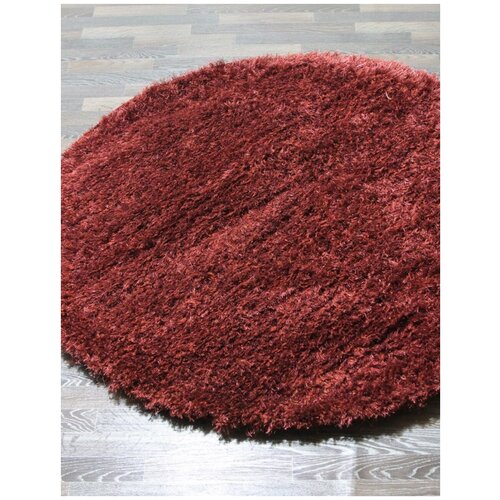 Ковер RHAPSODY - Круг Красный, Однотонный, Ковер на пол, в гостиную, спальню, в ассортименте, Турция, Бельгия, (200 см. на 200 см.)
