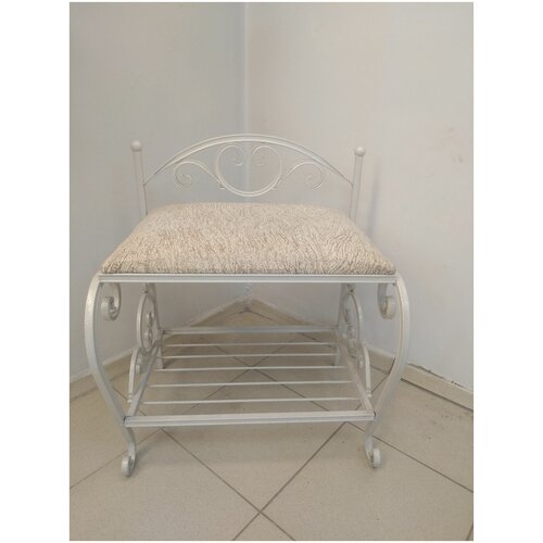 Обувница № 2 (белая с золотом, дерево) 814675880 Инсайт