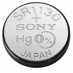 Батарейки Sony (389) SR1130N-PB 1шт - изображение