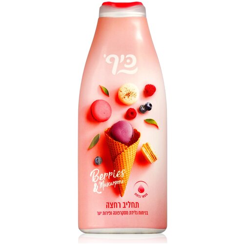 Крем-гель для душа Keff с ароматом мороженого и лесных ягод, 700 мл.