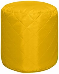 Банкетка Пазитифчик стеганая желтая (оксфорд) 40х40 см