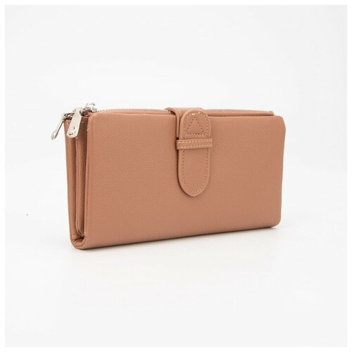 фото Кошелёк на магните, цвет бежевый