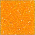 Бисер круглый Gamma 6, 10/0, 2,3 мм, 10 шт*5 г, 1-й сорт, F622 оранжевый - изображение