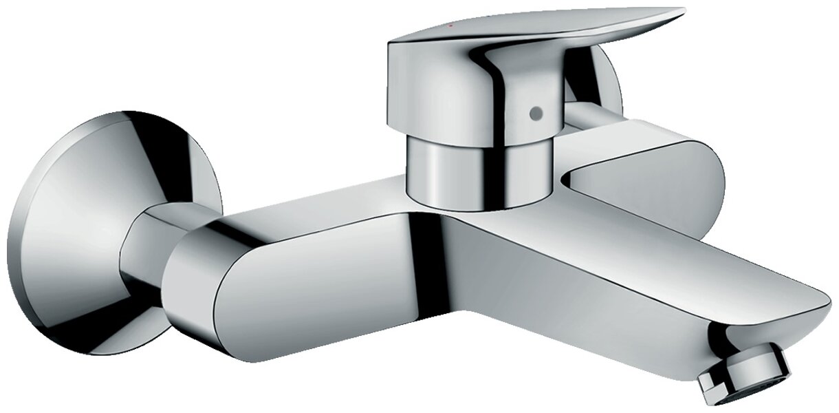 Смеситель для ванны hansgrohe Logis 71225000 рычажный