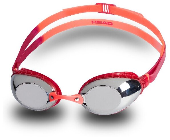 Очки для плавания HEAD HCB FLASH MIRRORED Red, Цвет - красный