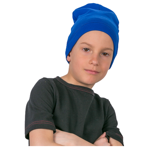 фото Th21-101040101 шапка однослойная, синий (54-58, без снуда) tuot