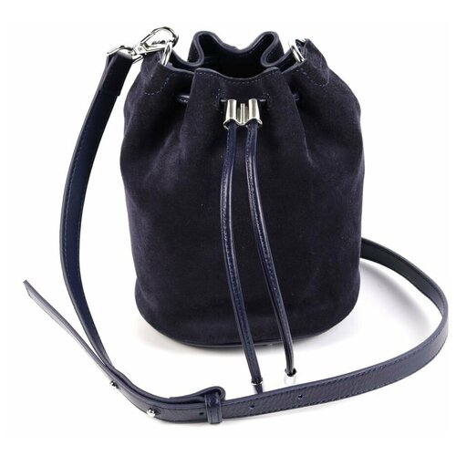 фото Женская замшевая сумка 5092-2 дарк блу fuzi house