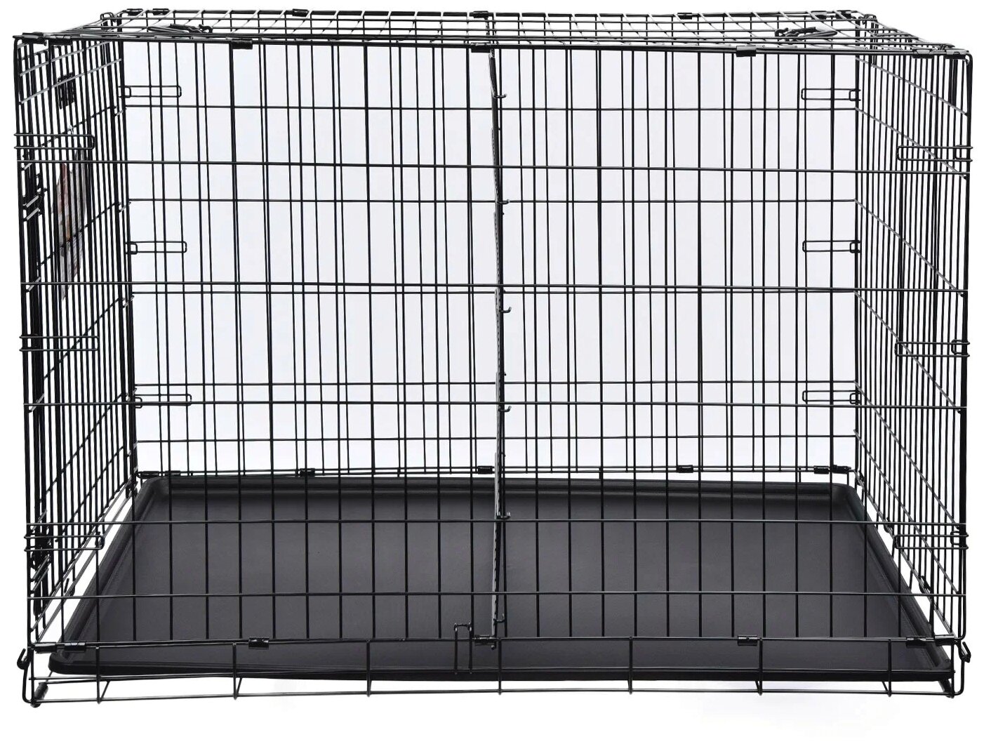 Клетка MidWest iCrate для собак 107х71х76h см, 1 дверь, черная - фотография № 2
