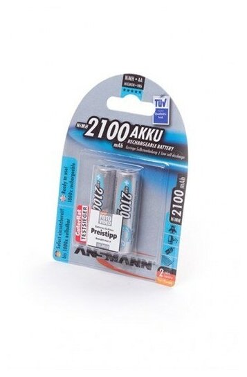 Аккумулятор 5030992 maxE AA 2100 mAh (2 шт.), Ansmann, Германия