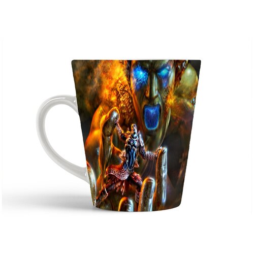 фото Кружка-латте coolpodarok god of war 2 монстр на ладошке