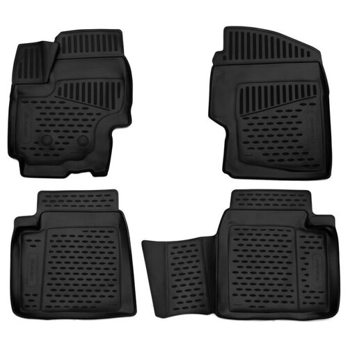 фото Коврики 3d в салон lifan x70, 2018->, кросс 4 шт. (полиуретан) element3d7314210k 18021