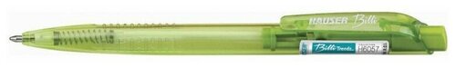 Набор шариковых ручек Hauser Billi Trendz 12 шт/уп, толщина стержня 1,0 мм, цвет чернил светло-зеленый