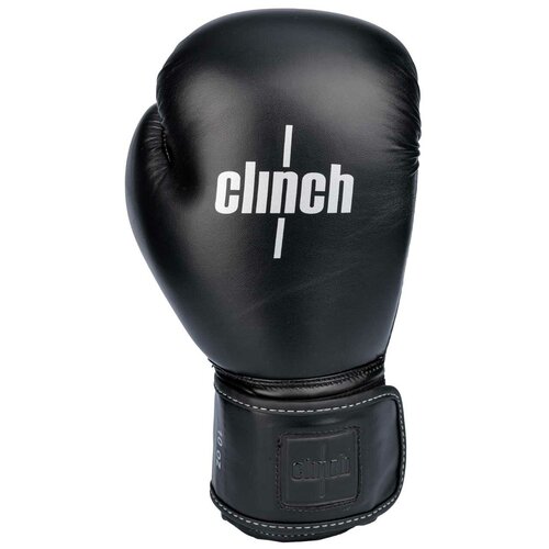 Перчатки боксерские Clinch Fight 2.0 черные (вес 10 унций)