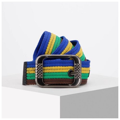 фото Ремень женский, ширина 4,2 см, пряжка металл, цвет разноцветный newstory