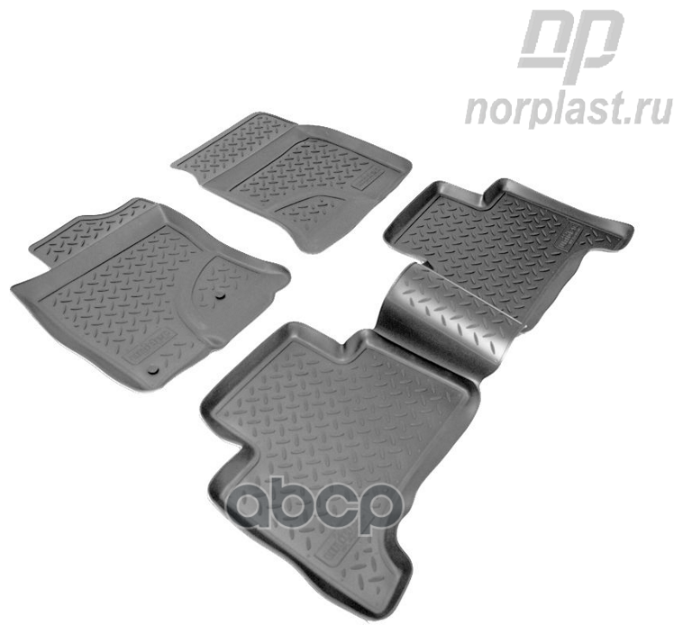 Коврики В Салон Полиуретан Norplast Toyota Land Cruiser Prado/Lexus Gx 470, 2002 /Lexus Gs 470, 2002 Черный Комплект Npl-Po-88-40 NORPLAST арт. NPLPO8840