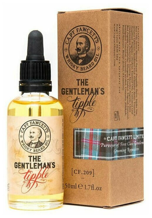 Масло для бороды Captain Fawcett Gentleman's Tipple Whisky 50 мл