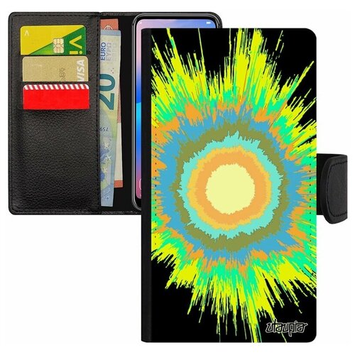 фото Чехол-книжка на мобильный apple iphone 7 plus, "большой взрыв" лучи волны utaupia