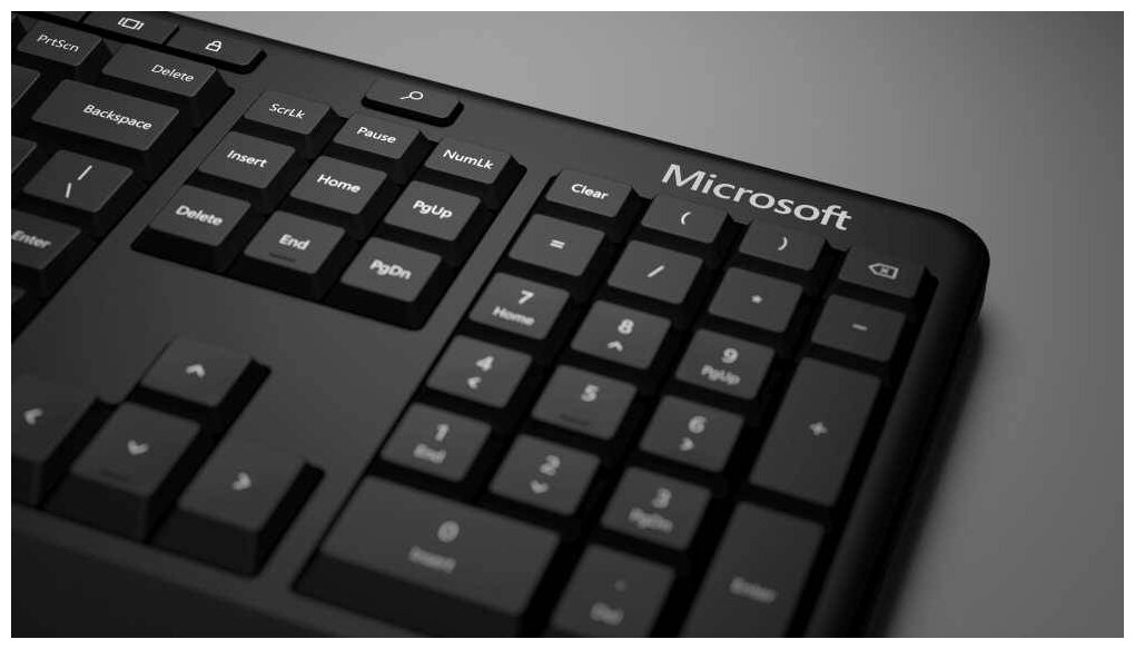 Клавиатура проводная Microsoft Ergonomic Black (LXM-00011)