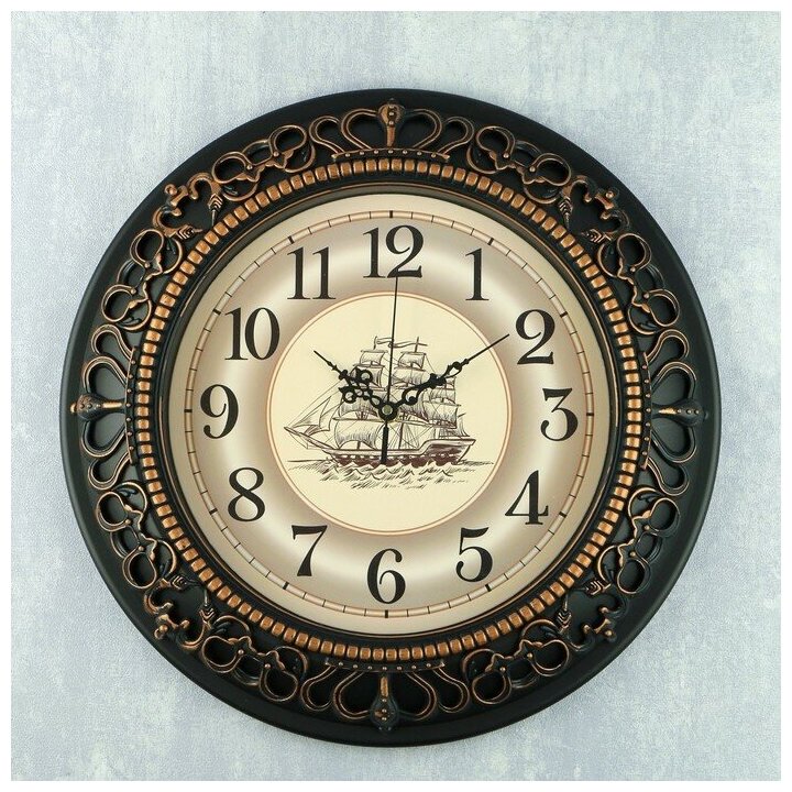 Часы настенные "Фрегат", 40х40 см 4123043