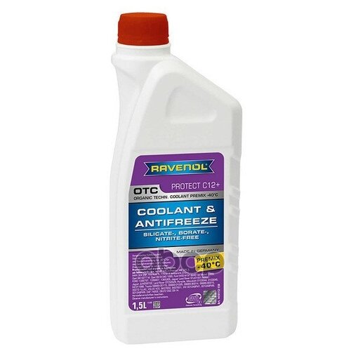 Антифриз Лиловый Otc Organic Techn.Coolant Premix -40 1,5л Ravenol арт. 4014835755512