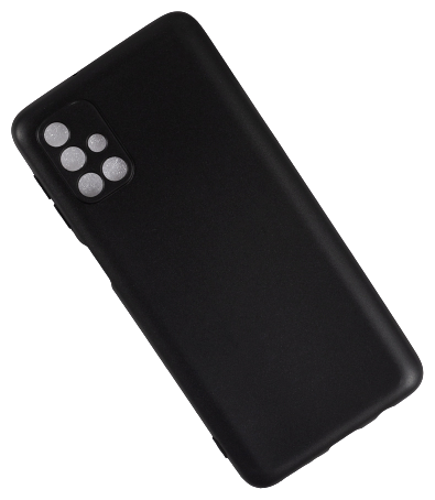 Чехол панель-накладка MyPads для Samsung Galaxy M31s SM-M317F (2020) ультра-тонкая полимерная из мягкого качественного силикона черная