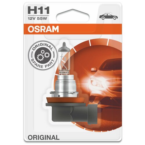 Лампа галогенная OSRAM H11 Pgj19-2 12v 55w Original Line блистер 1шт 6421101B