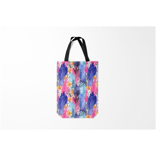 фото Сумка-шоппер / 31х42 см / тренды / разные путешественник burnettie