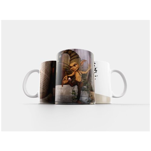 фото Кружка "эльф, 3d персонаж, поза" 320 мл lotsprints