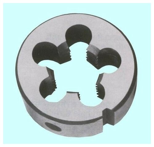 Плашка Дюймовая 1/2"-20 UNF 60 Р6АМ5 20 ниток/дюйм dнар.38мм