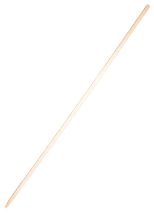 Деревянный черенок для лопаты, граблей, мотыги или швабры, высший сорт, 2,5х120 см