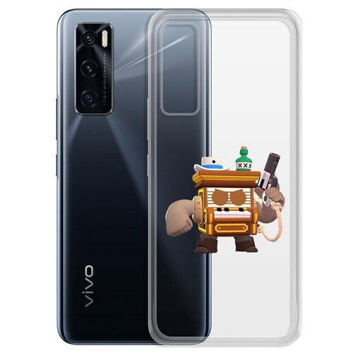 фото Чехол-накладка clear case brawl stars-8-бит из салуна для vivo v20 se krutoff group