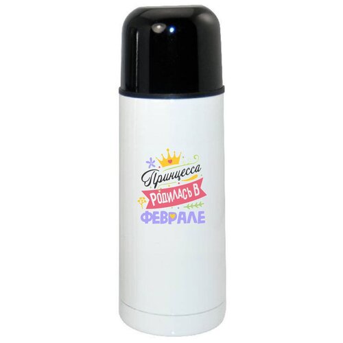 фото Термос coolpodarok принцесса родилась в феврале
