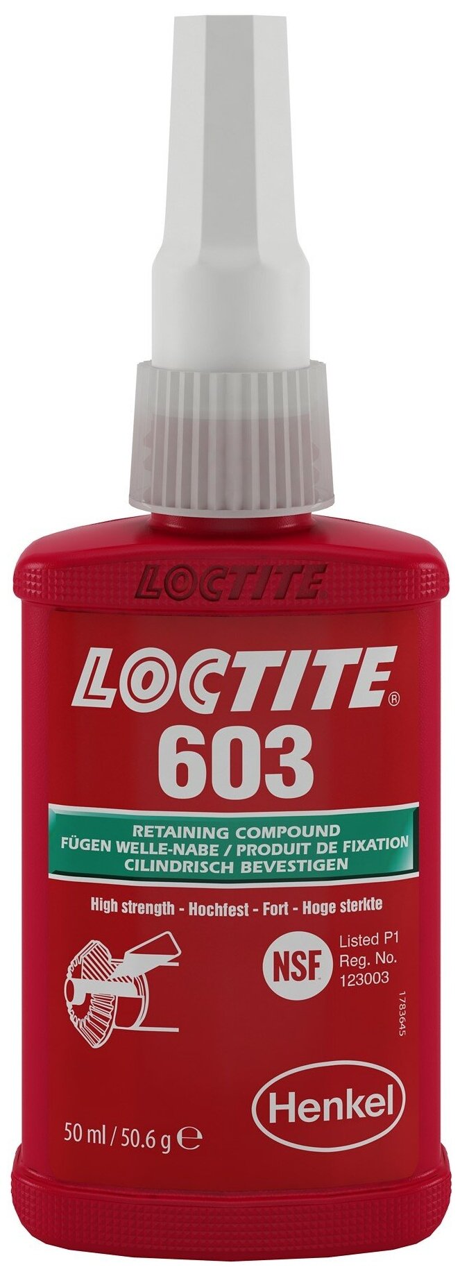 Loctite 603 50мл (вал-втулочный фиксатор быстроотверждаемый)