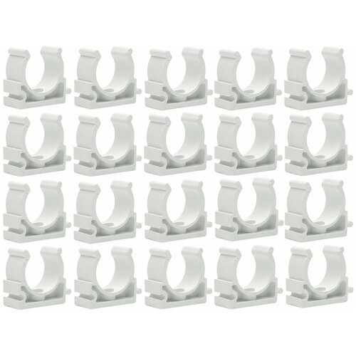 Крепление клипса для полипропиленовых труб 16мм упаковка 20 шт 497₽