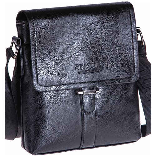 фото Сумка кросс-боди pk-1425-1, фактура рельефная, черный the golden tenet