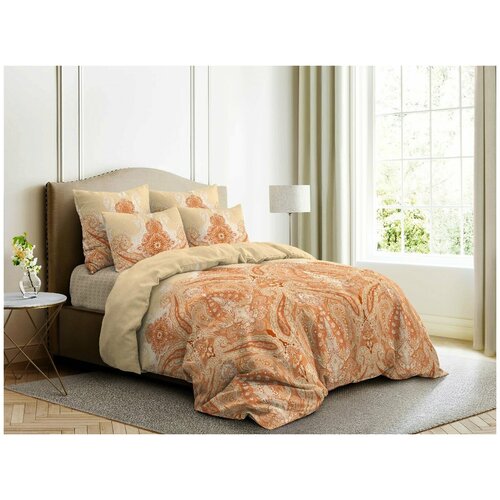 фото Nnj450677 постельное белье neta цвет: бежевый (2 сп. евро) ночь нежна