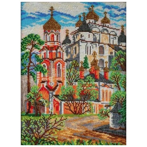 фото Радуга бисера набор для вышивания бисером сретенская церковь 18,5 х 26 см (в-404)